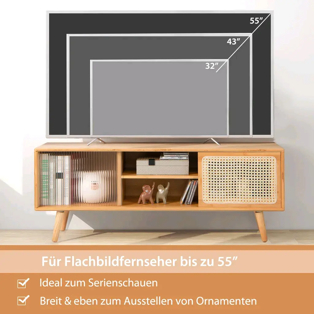 Bulk Long Wood Tv Stand 2