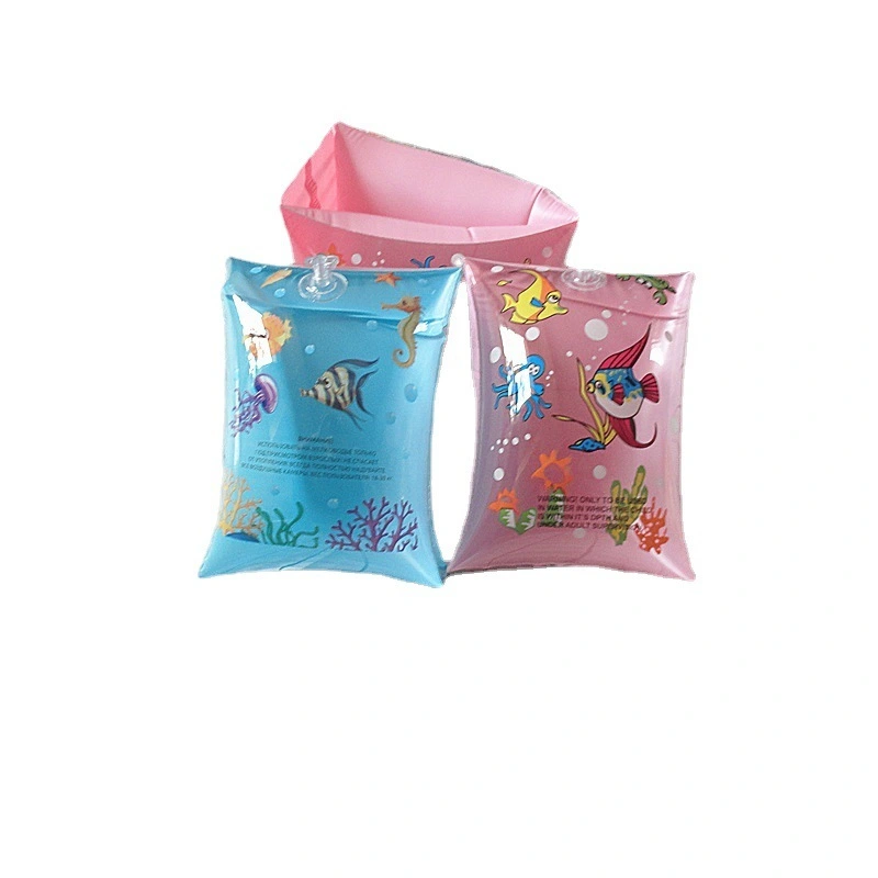 Inflatable Arm Bands Float Sleeves Arm Bands Floater Sleeves Swimming Rings for Adults Kids Swim Roll-up Arm Ring 1