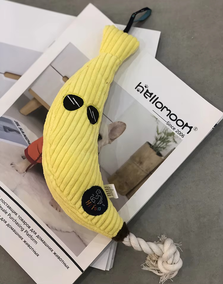 banana-Custom Plush Catnip Cat Supplies Soothing Funny Pet Chew Cat Toy 1