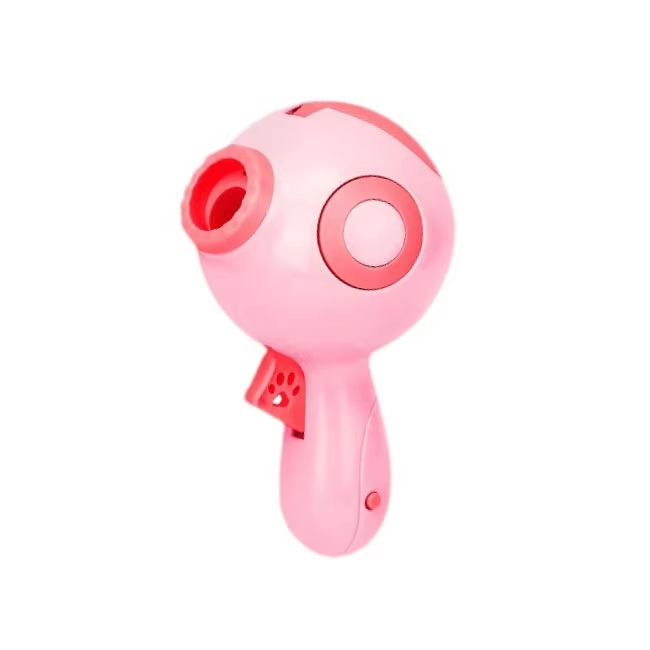 Pink-Treat Shooter for Dogs Pet Treat Launcher with Easy Trigger Operation Energy-saved Training Tool for Dogs Cats for Puppy 1