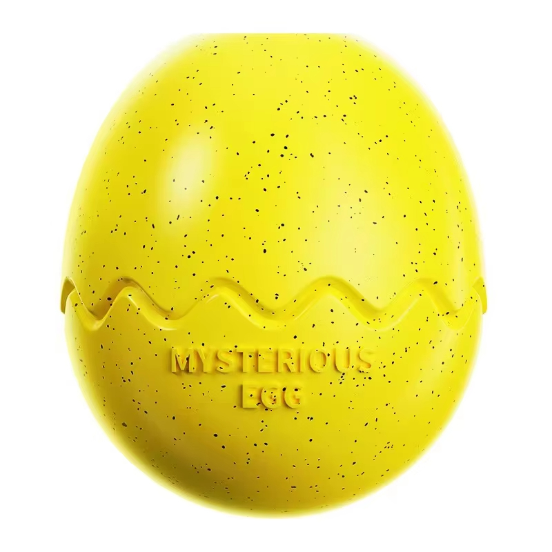 Yellow-Dog Puzzle Licking Leaking Food Balls Nibbling Balls Hiding Food Pet Toys Boredom Relaxation Pet Supplies for Dogs and Cats 1