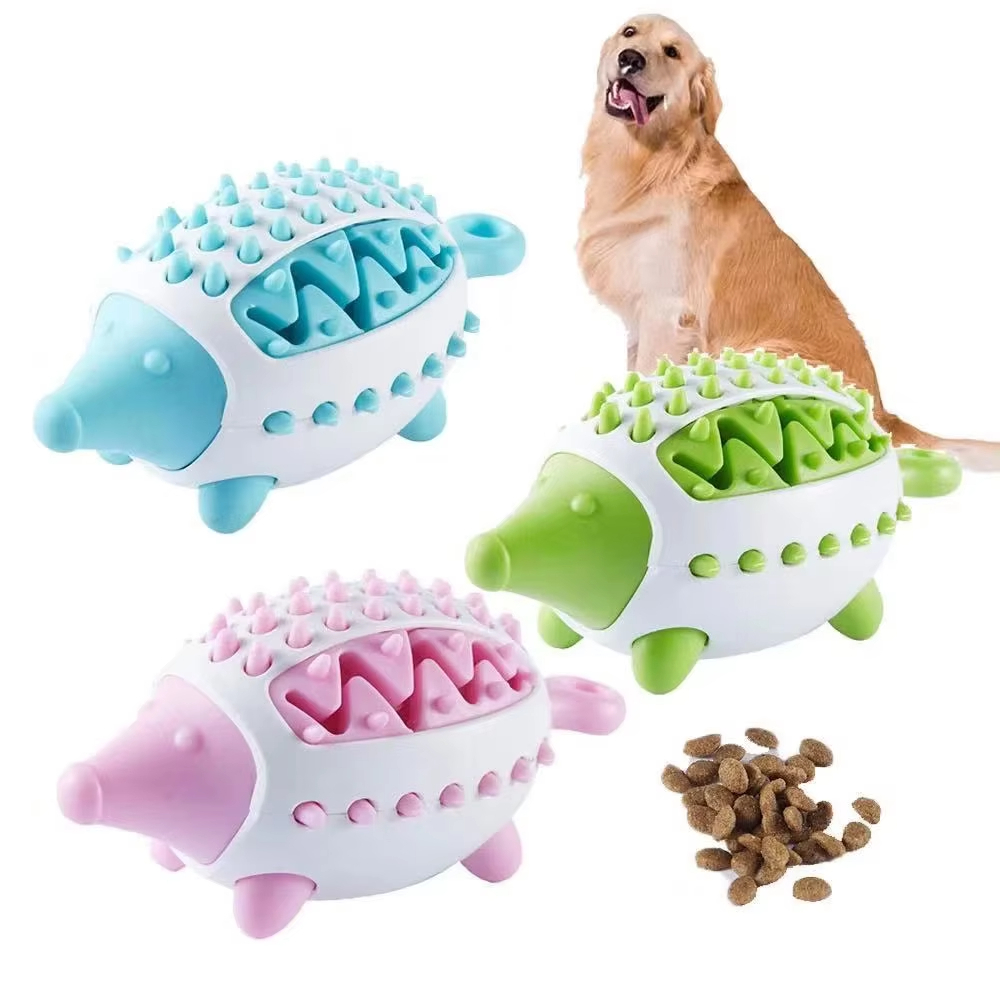 Green-Pet Leakage Ball Dog Toy Pet Toy Teeth Grinding Teeth Cleaning Dog Toy 1