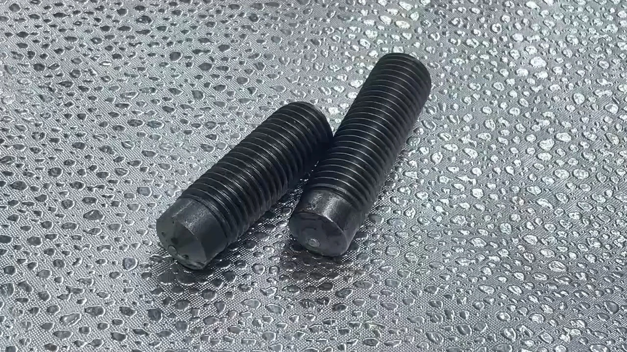 New Design Wholesale  Hexagon socket set screws hexagon socket set screws with flat point Machine-metal screws 1