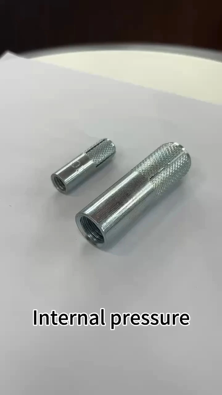 New lnnovation Galvanized Expansion Anchor Bolt Fastener Drop in Anchor Steel with Zinc Finish DIN Standard 1