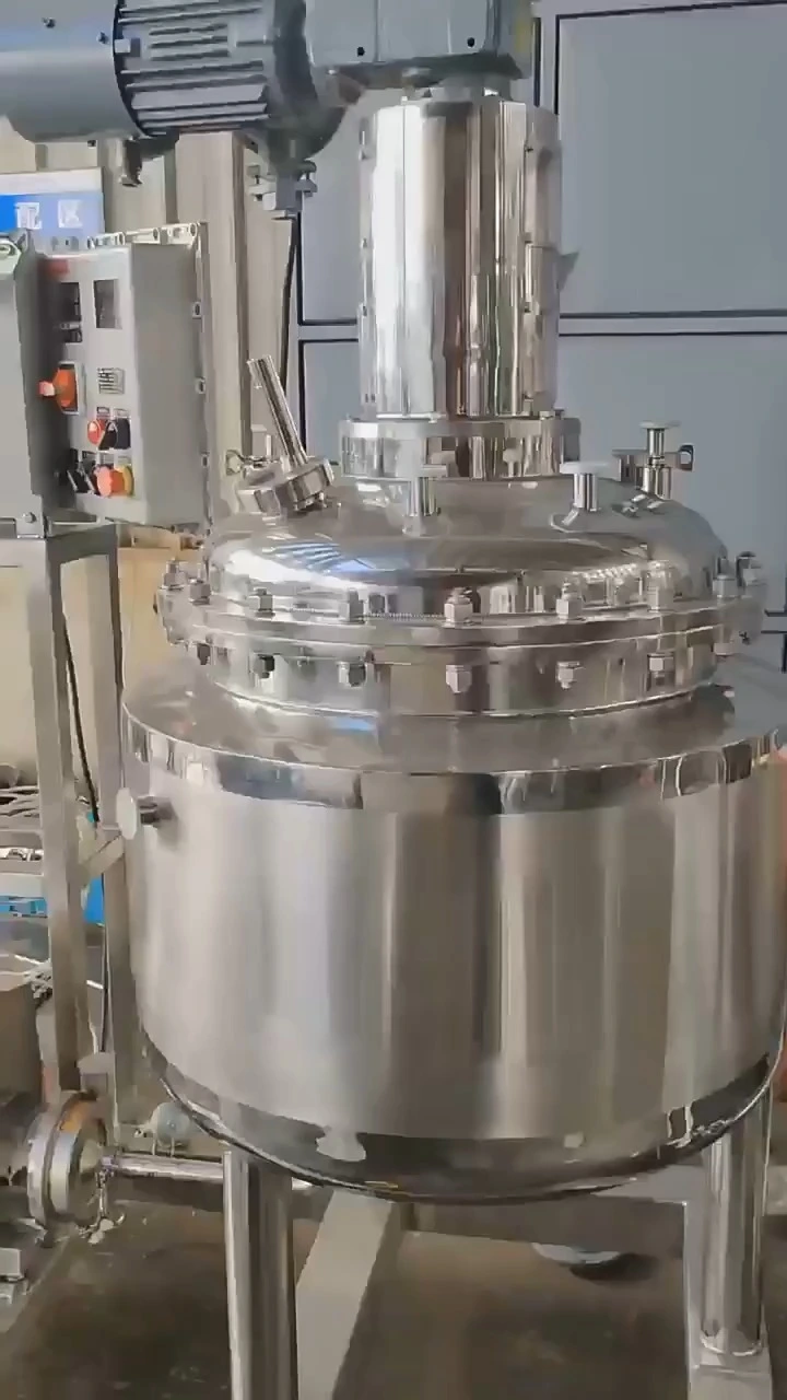 Nuevas válvulas de reactor de tanque agitado continuo Industrial personalizadas, equipo de almacenamiento de productos químicos de mezcla de acero inoxidable 1