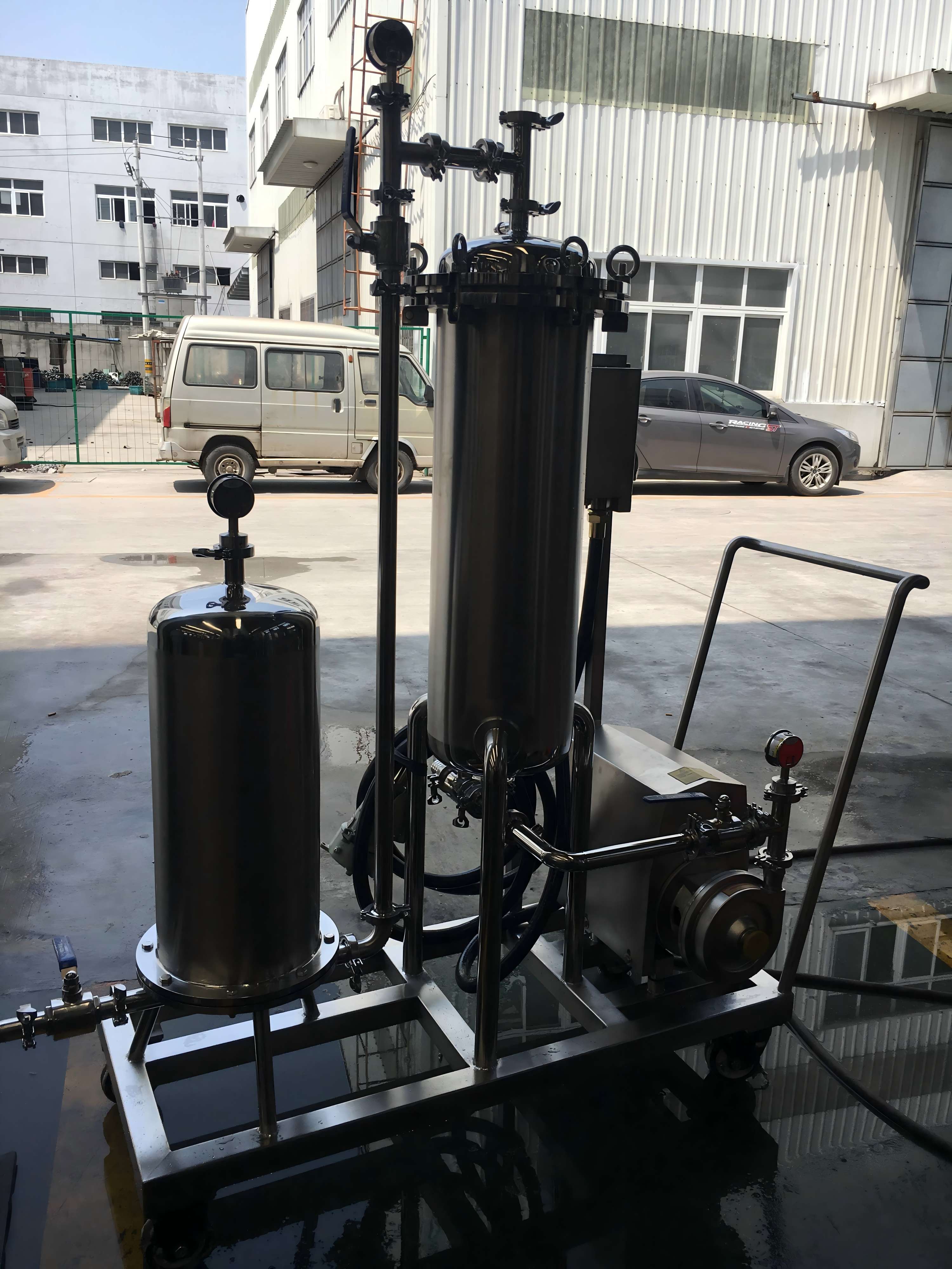 Mill Supply Front 304 Stainless Steel Precision Security Filter Core Housing Cell Industrial Underground Water Water Treatment 5