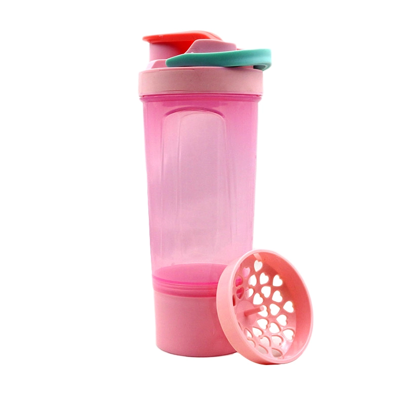 KingLine bunte Protein-Shaker-Flasche mit großem Fassungsvermögen und Griff für den Sport 1