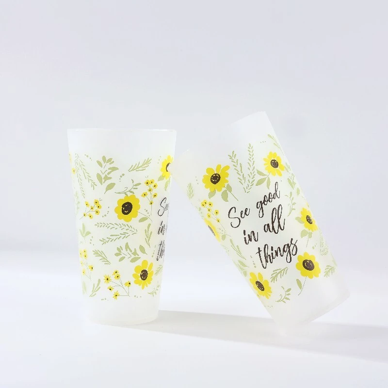 Unbreakable Plastic Stackable Iced-Tea Tumblers 17oz-19oz-34oz Reusable, BPA-free, Top-rack Dishwasher and Microwave Safe 1