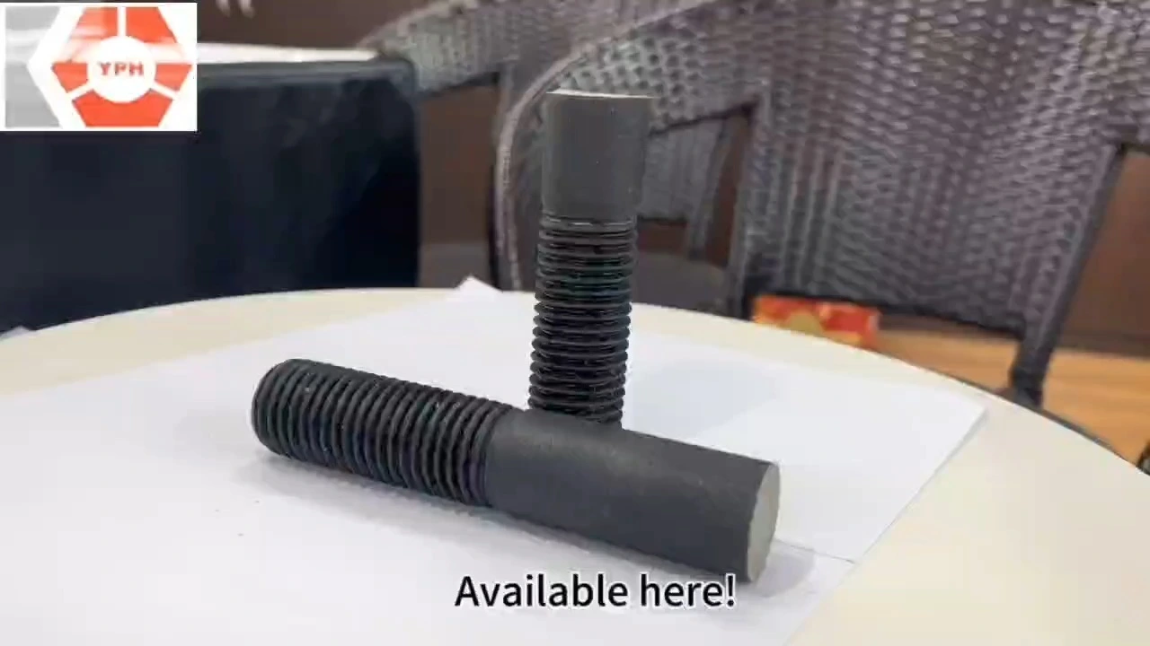 Nueva tendencia de acero inoxidable de doble cabeza pernos prisioneros extremo de metal DIN938 con muestras gratis 1