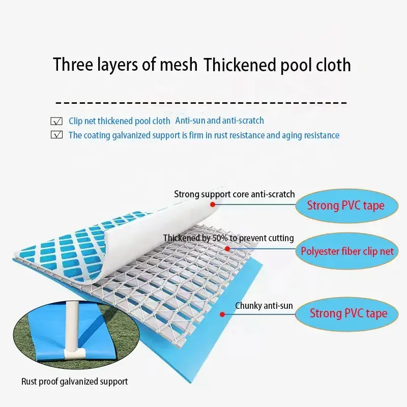 High Qualityinflatable Above Ground Pool for Swimming 4