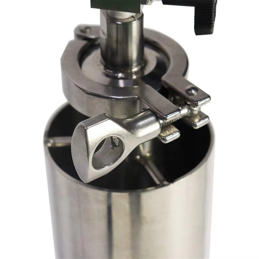 High Safety Industrial Extractor 0.25LB Automatic Closed Loop Convenient Efficient Liquid Plant Leaf Extraction Pressure Vessel 6