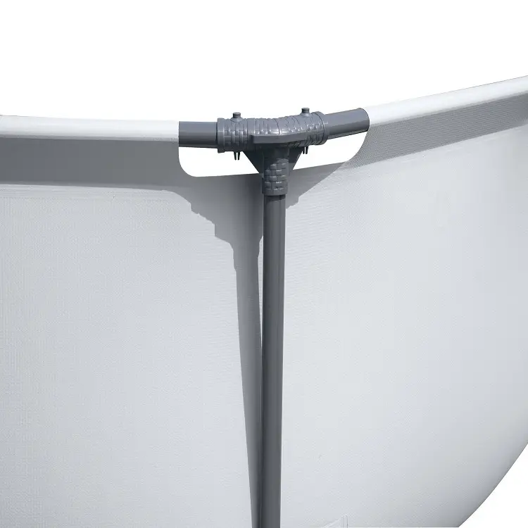 Piscina fuori terra in PVC 3,05 mx 76 cm Piscina esterna in acciaio per famiglie numerose & Accessori Piscina gonfiabile 5