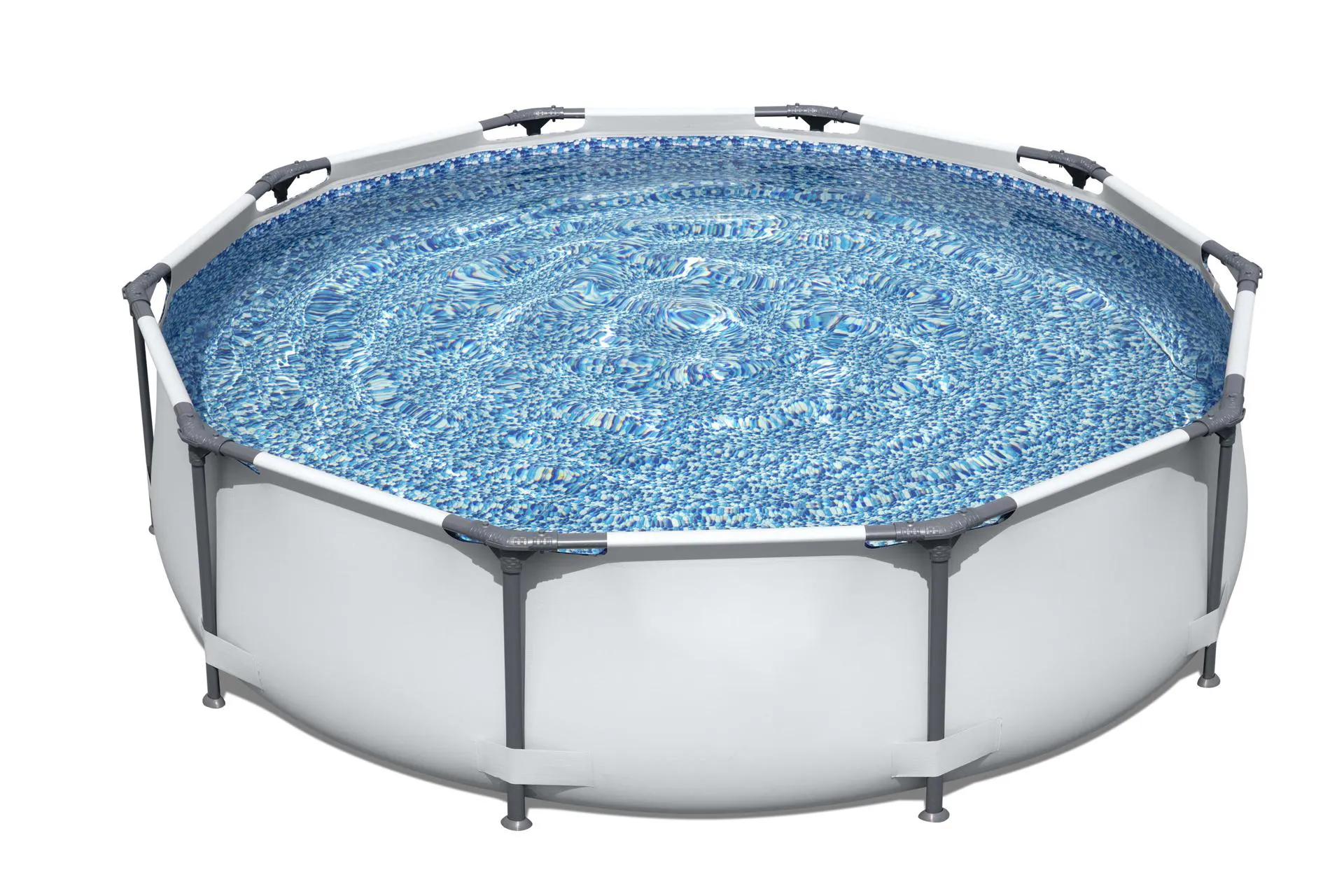 Piscina fuori terra in PVC 3,05 mx 76 cm Piscina esterna in acciaio per famiglie numerose & Accessori Piscina gonfiabile 2