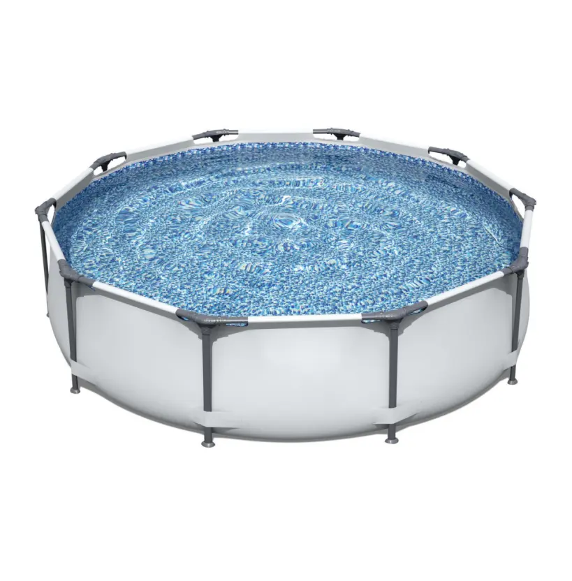 Piscina fuori terra in PVC 3,05 mx 76 cm Piscina esterna in acciaio per famiglie numerose & Accessori Piscina gonfiabile 1