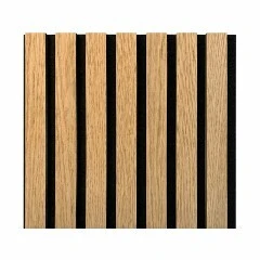 Rivestimento murale a doghe in legno naturale dal design moderno Pannello acustico a doghe in poliestere per animali domestici in MDF Capacità di progettazione grafica del modello 3D 1
