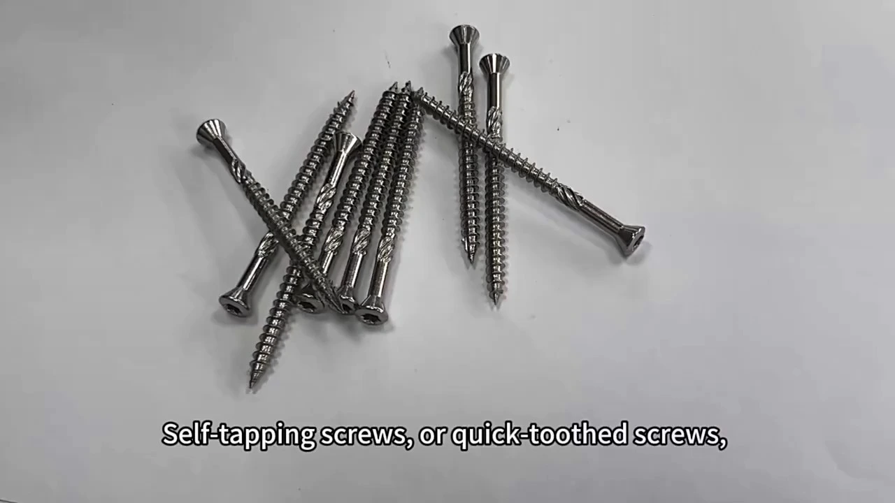 Tornillos ranurados de ciruela con cabeza avellanada de acero inoxidable 304 de calidad vendedora caliente con tornillos para madera de cola cortada con punta fotovoltaica moleteada acanalada 1