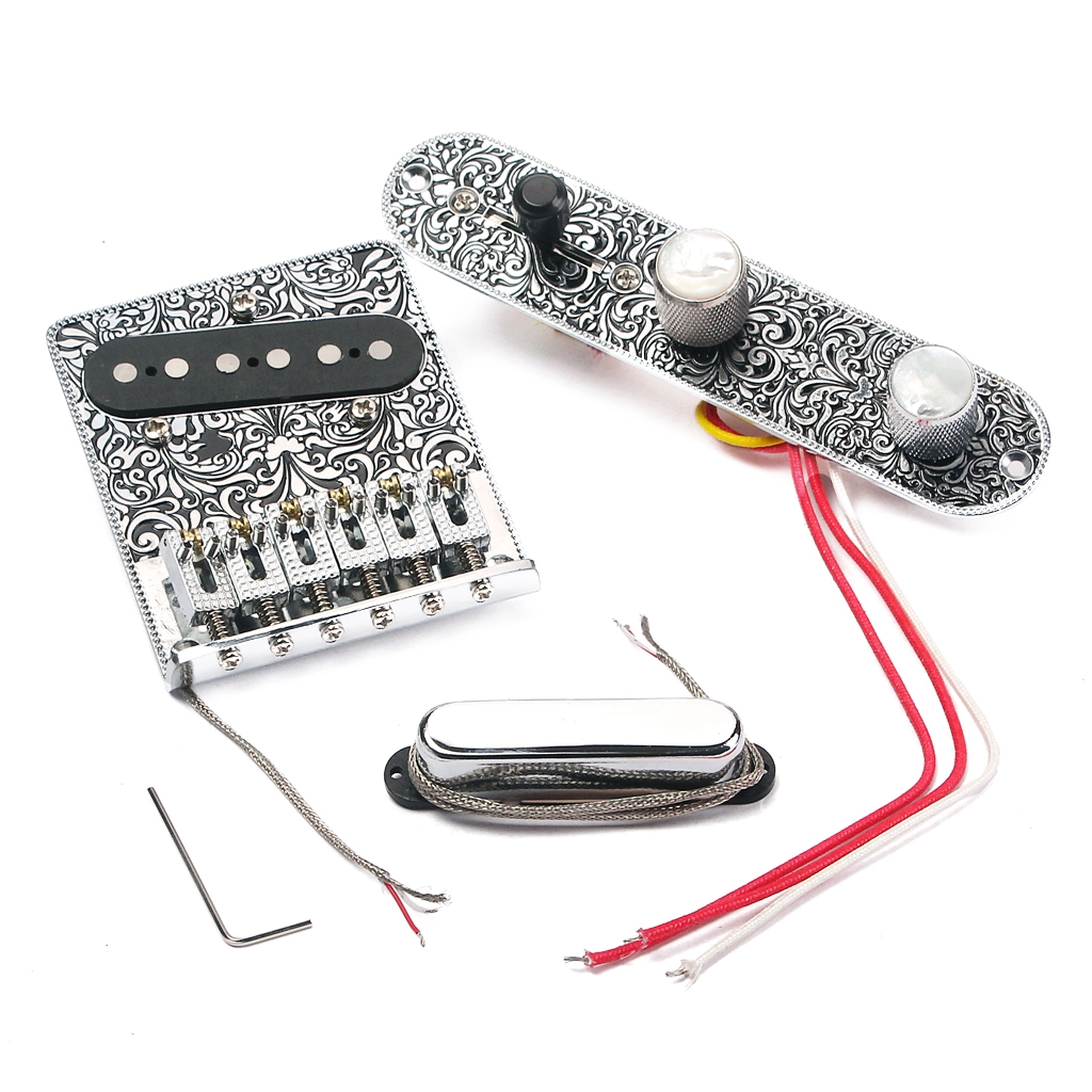 Puente de recogida personalizado al por mayor y juego de cables de control para guitarra eléctrica TL 1