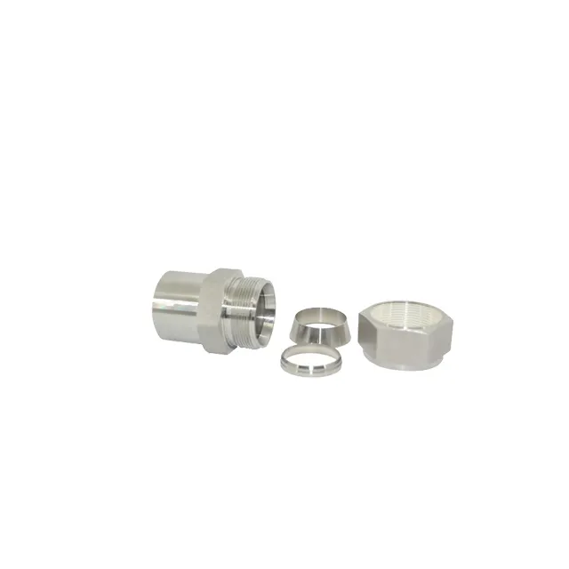 Copper Compression Fittings Shot Blasting by HuiYi Valve 6