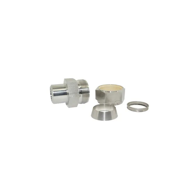 Copper Compression Fittings Shot Blasting by HuiYi Valve 7