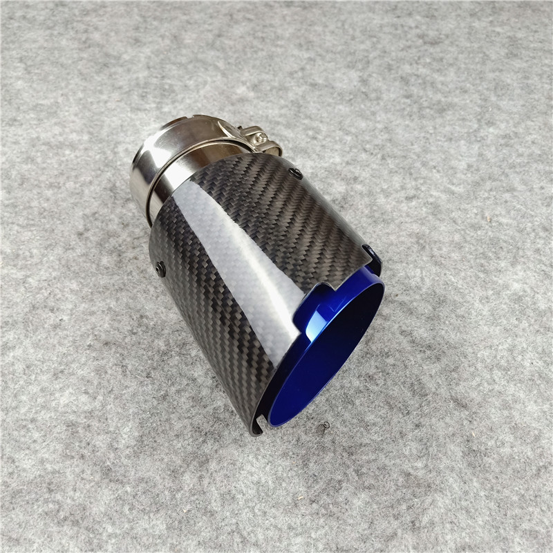 New Design 4-Slots Akrapovic Exhaust Pipe Tip Car Universal Muffler Tailpipe 4