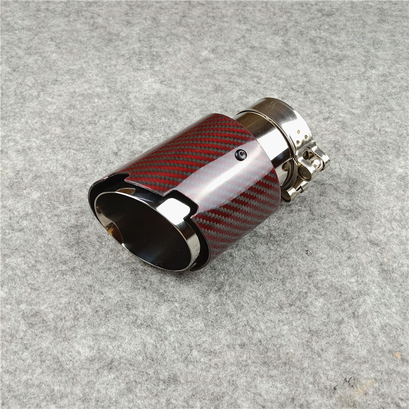 New Design 4-Slots Akrapovic Exhaust Pipe Tip Car Universal Muffler Tailpipe 5