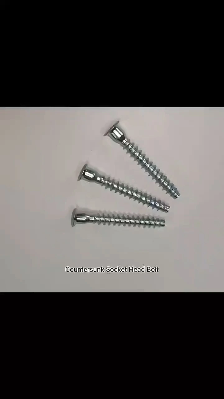 New arrival metal retainer furniture screws white zinc nickel plated for wooden furniture with free samples 1