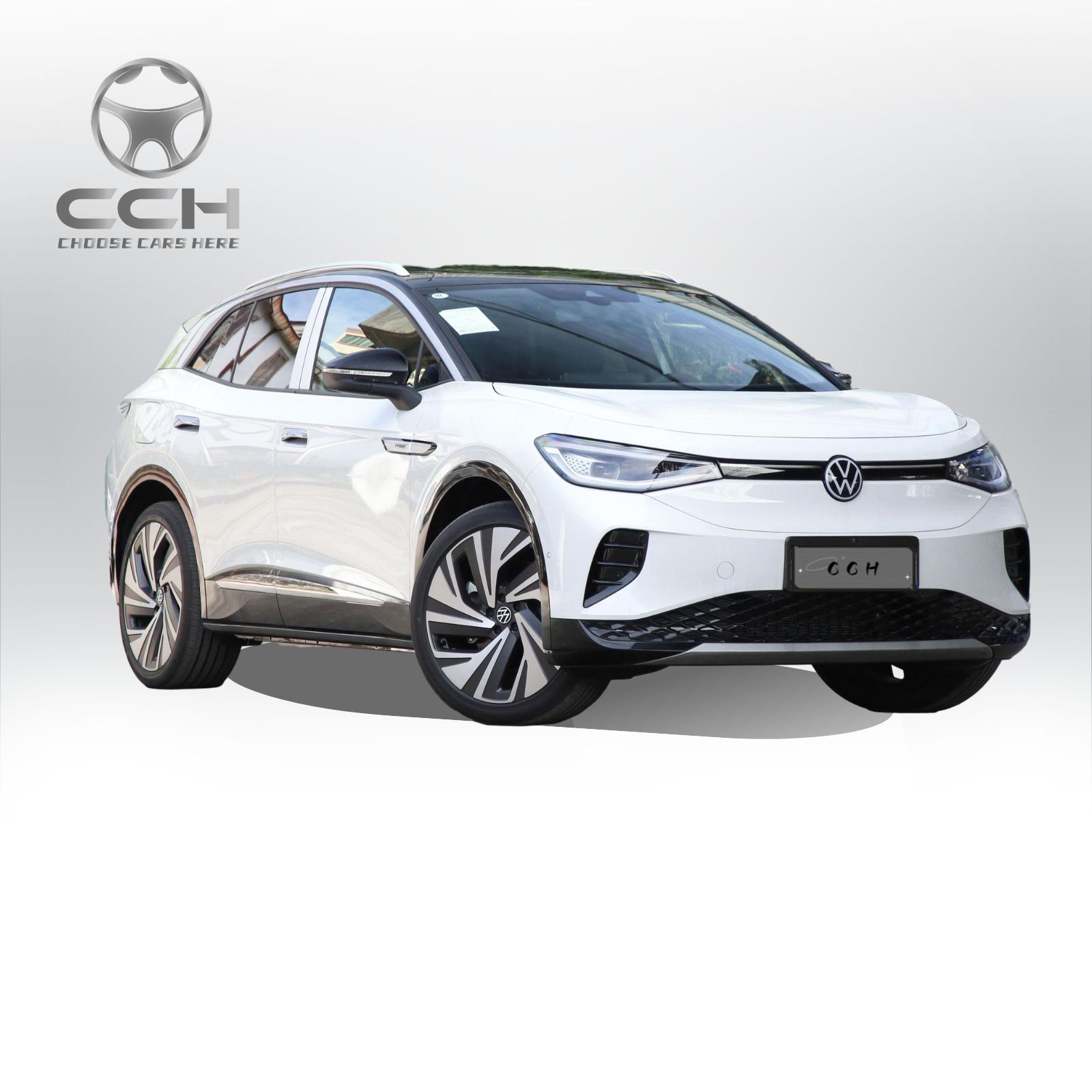 Volkswagen ID.4 crozz Pure+ 2024 Model Electric SUV with 360 Cameras 600 km Range high speed New Energy Vehicle for Sale Adult EV Cars 3