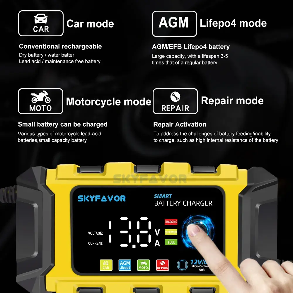 Golf Cart Battery Charger by SKYFAVOR 6