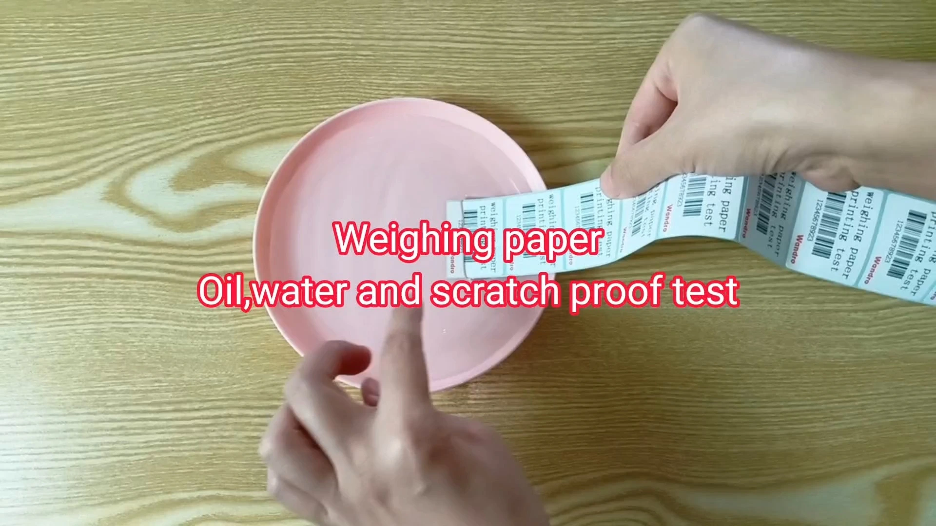 printer label roll thermal label weighing scale label used in Supermarket 1