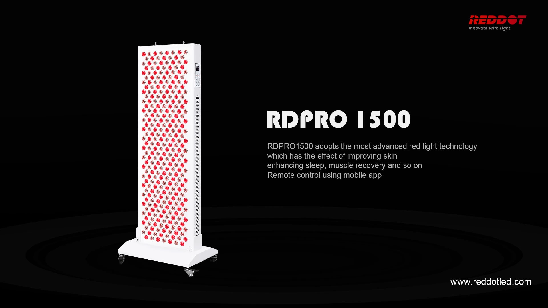 RDPro1500 profesjonelt rødt lysterapipanel for helkroppsvelvære 1