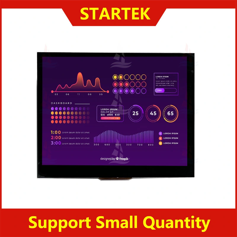 5.7 inch 640x480 serial screen CAN signal interface wide temperature LCD display module UART board KD057VGFPA013-CAN 1