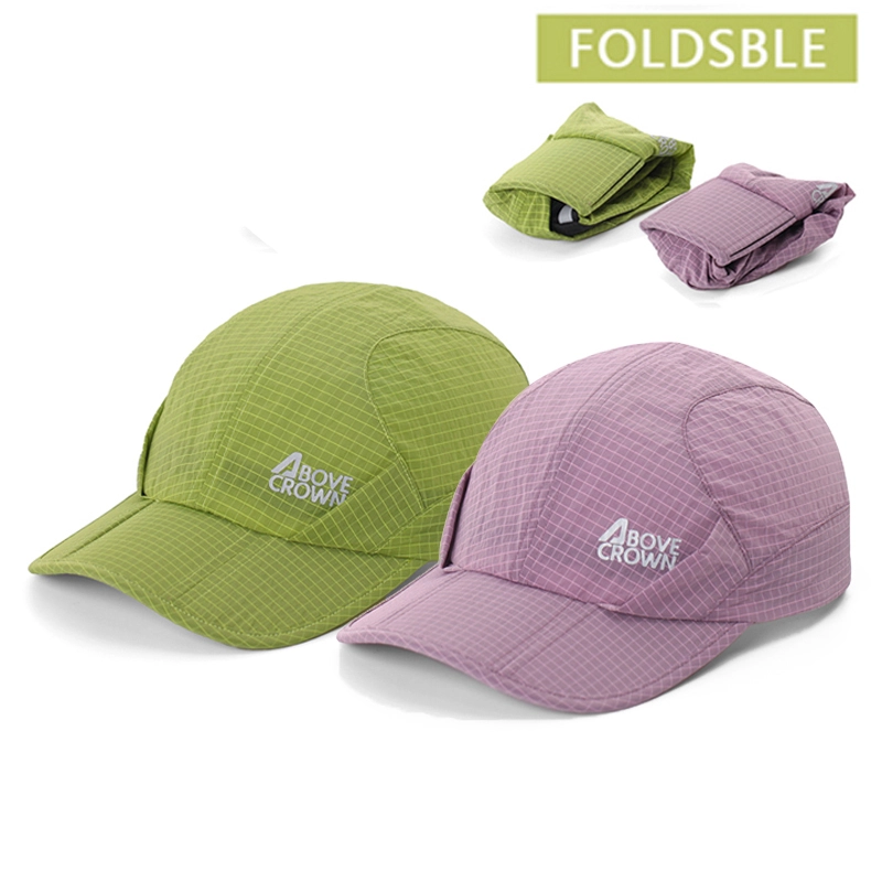 Casquette de camp de course à pied souple anti-déchirure à visière pliante avec impression réfléchissante 1