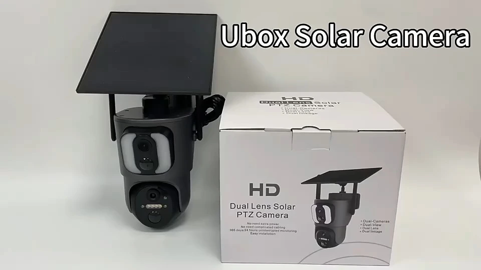 UBOX Low Power Solar Camera 4g HD Pir Alarm 1