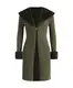 Ladies Long Waterproof Coats with Hood by DZX Apparel 2