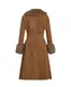 Black Faux Coat Womens Wholesale - DZX Apparel 3