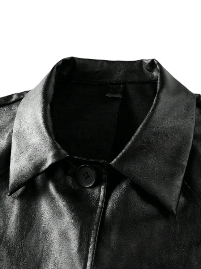 Plus Size Faux Leather Jacket Womens Wholesale - DZX Apparel 4