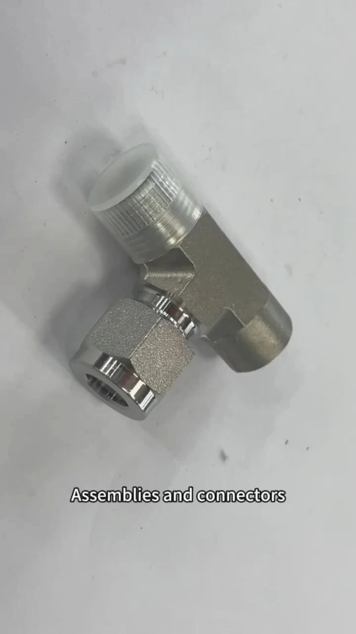 Practical Hot Sale Male Thread NPT Male Run Tees 316 Stainless Steel Twin Ferrule Imperial Tube Fittings with Free Samples 1
