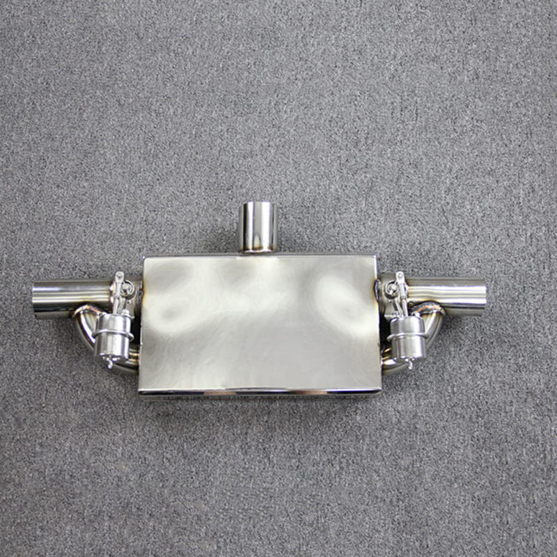 Automobile Universal Exhaust Muffler T Valve Modified Sound 51mm63mm70mm76mm 1