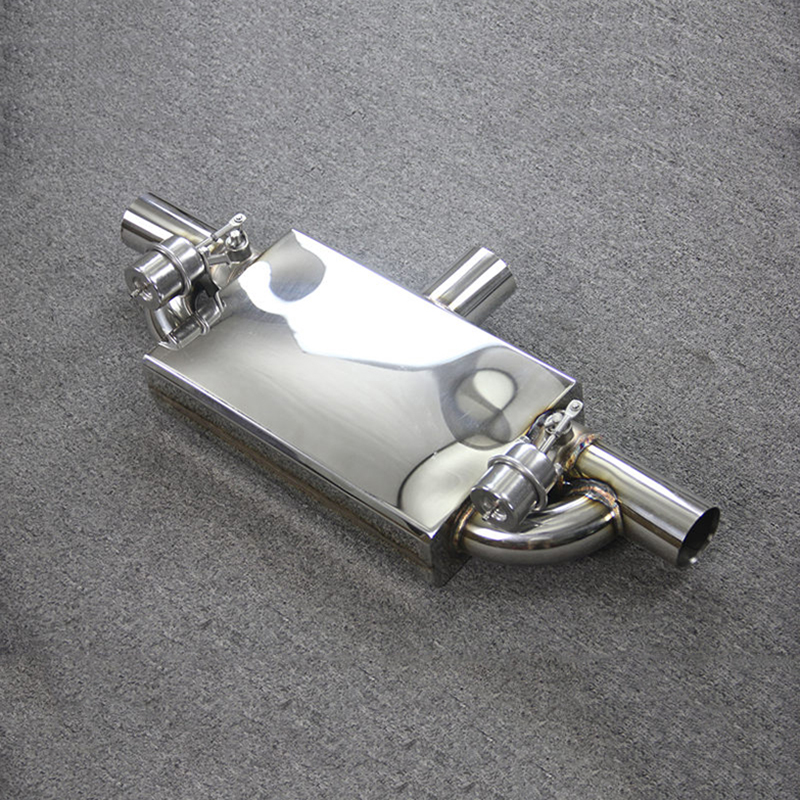 Automobile Universal Exhaust Muffler T Valve Modified Sound 51mm63mm70mm76mm 3