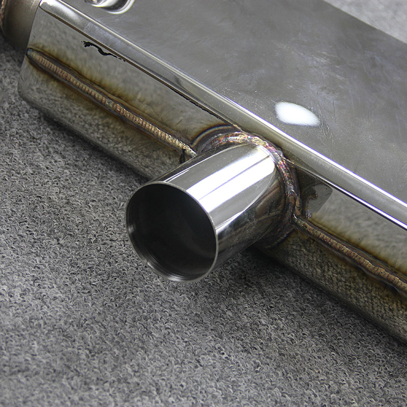 Automobile Universal Exhaust Muffler T Valve Modified Sound 51mm63mm70mm76mm 6