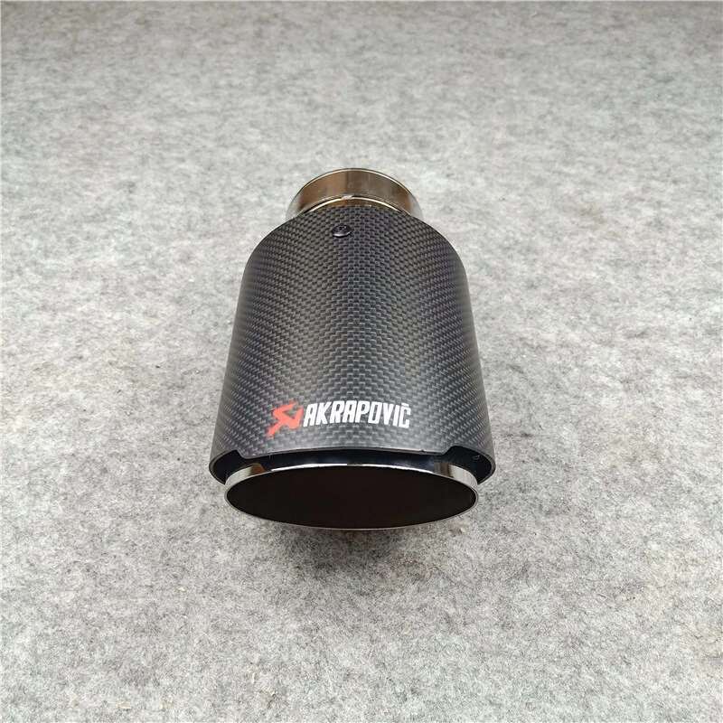 AKRAPOVIC Carbon Exhaust Pipe Muffler Tailpipe Universal Car 1