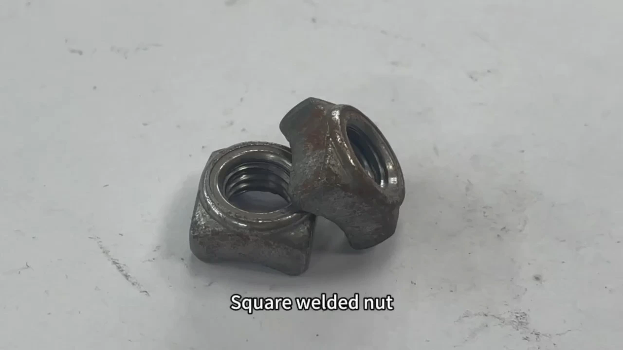 Nuevas existencias llegada Acero inoxidable SS304 alta calidad DIN928 tuercas de soldadura cuadradas tuerca de tornillo de soldadura Rectangular 1