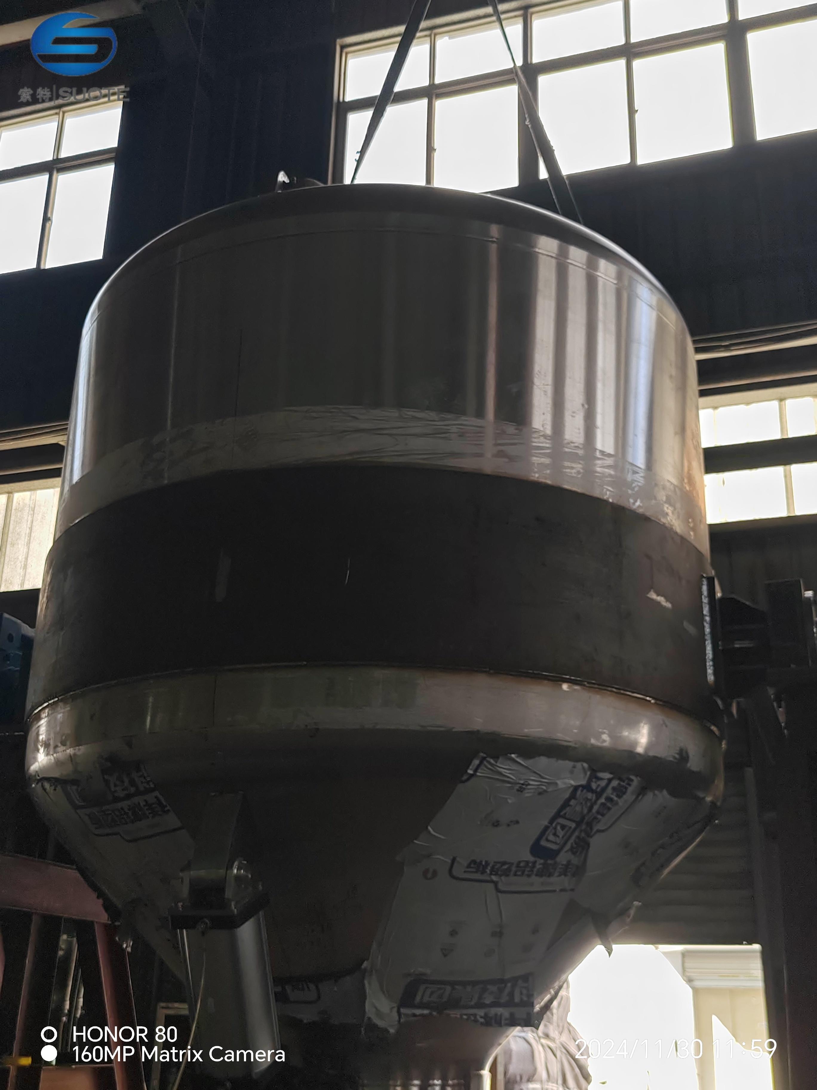 Customized 10T Continuous Stirred Tank Reactor New Industrial Design for Liquid Medium for Farm Industries Motor Core Component 3