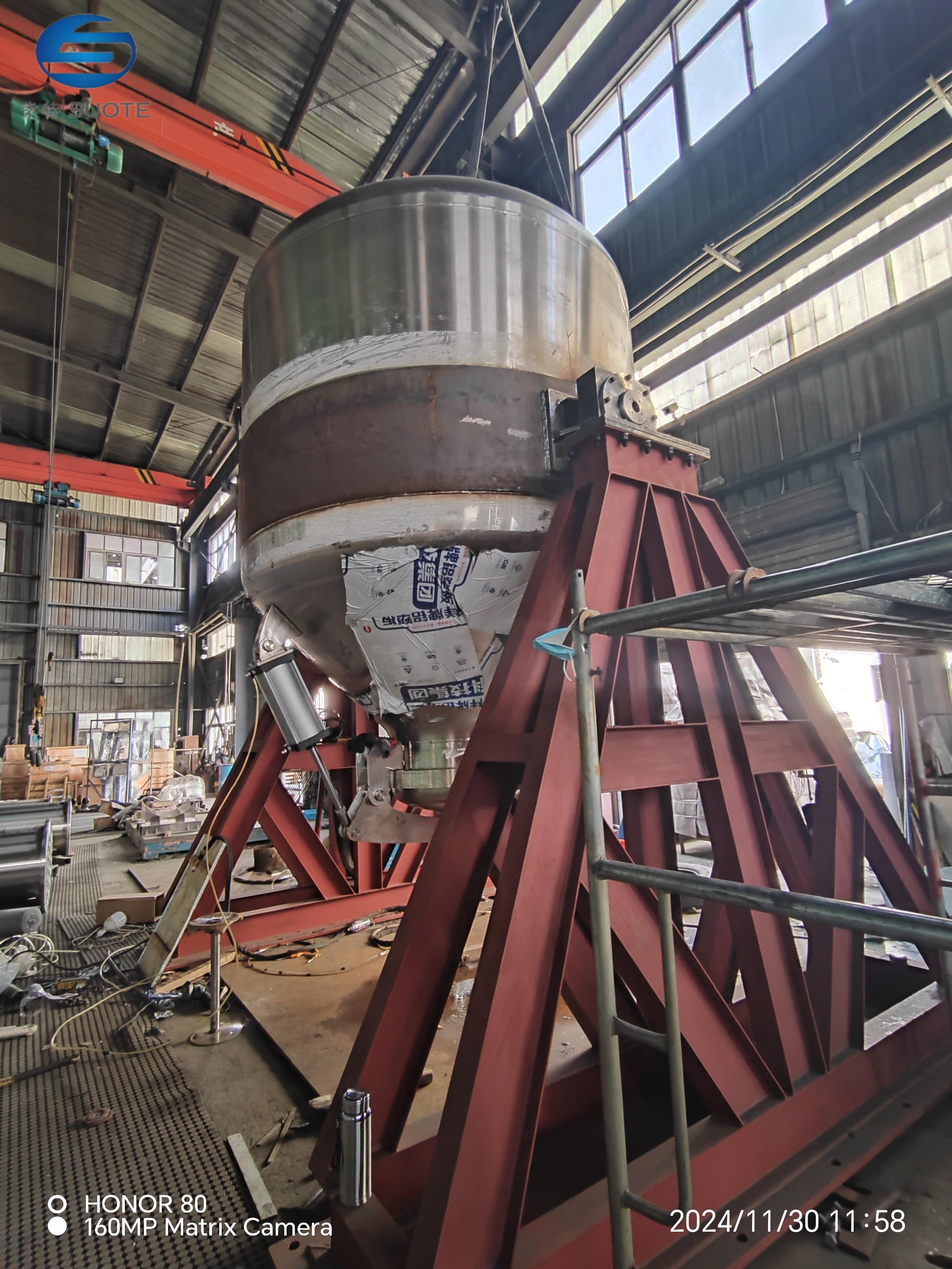Customized 10T Continuous Stirred Tank Reactor New Industrial Design for Liquid Medium for Farm Industries Motor Core Component 5
