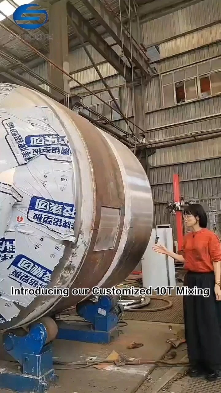 Reactor de tanque agitado continuo 10T personalizado, nuevo diseño industrial para medio líquido para industrias agrícolas, componente central del motor 1
