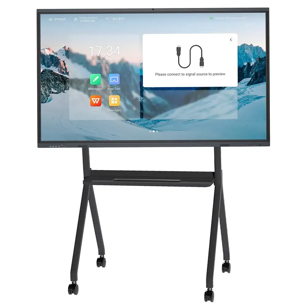 Wholesale Factory Price 55/65//75/100/110 Inch 4K LCD Digital Interactive flat paenl For Classroom Conference Engaging Collaborative Interactive Boards 1