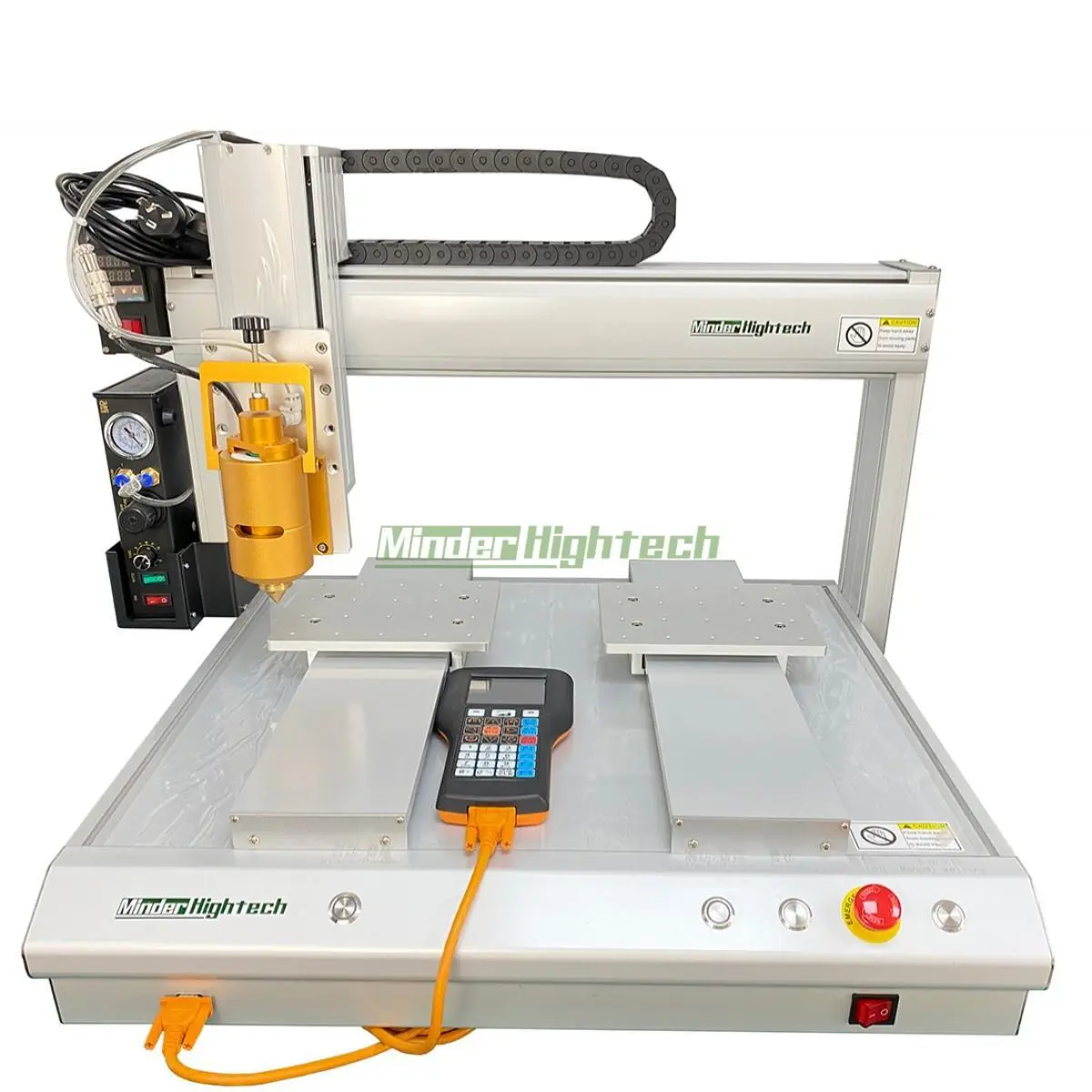 Hot melt glue dispenser dual Y single head 1
