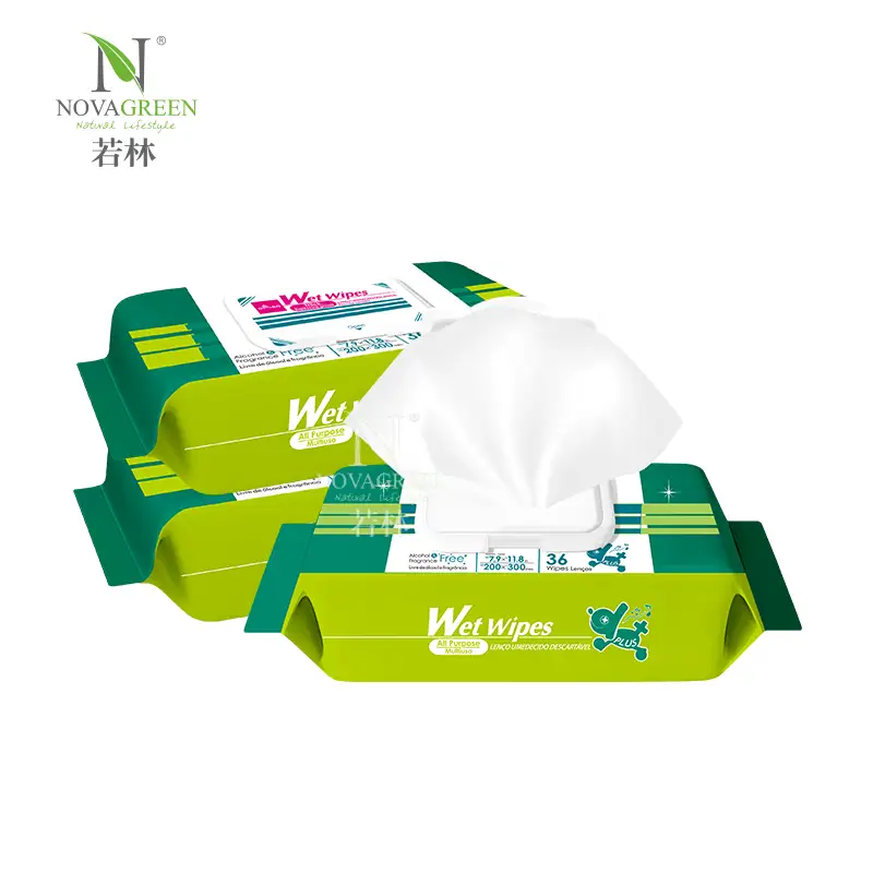 All Purpose Multiuso Wet Wipes , Alcohol Fragrance , Fabric Cleaning Wipes Wet Tissue  ,Sensitive Skin Hand and Face Moist Wipes 36count 1