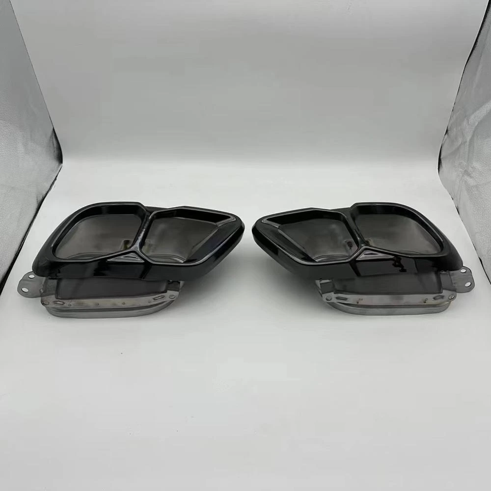 Ponta de tubo de escape inoxidável para BMW X5 G05 X6 G06 X7 G07 2019-2023 1