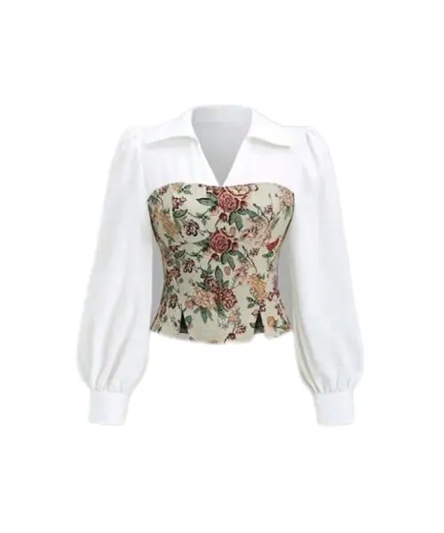 Brown Blouse Womens PRODUCTS Wholesale - DZX Apparel 2